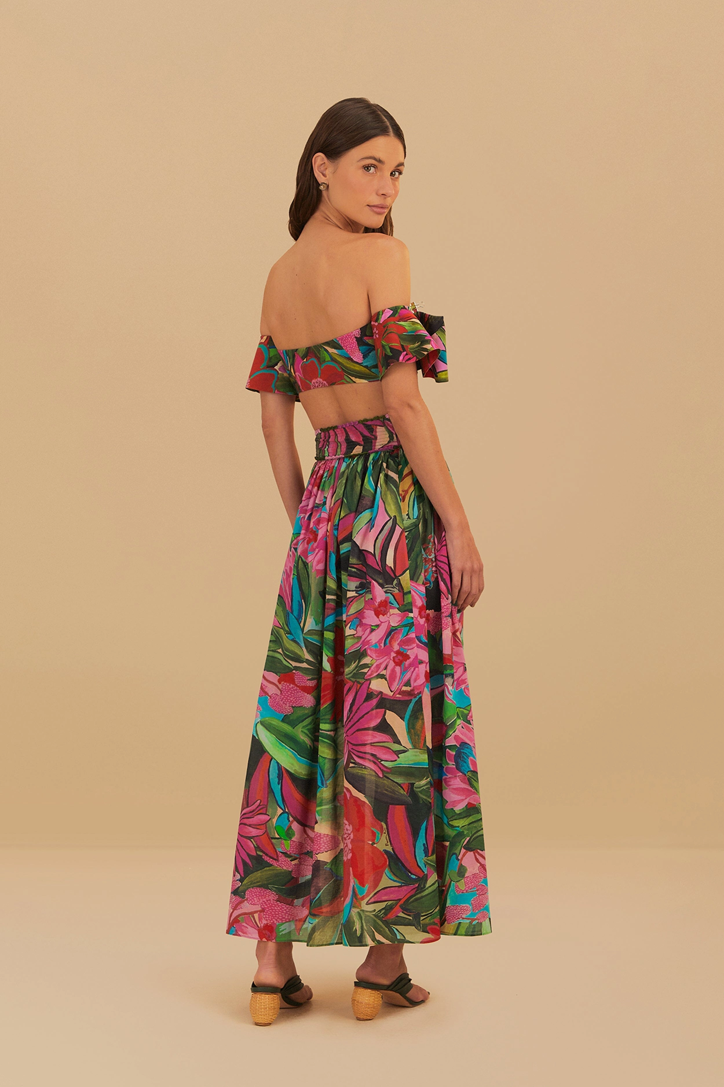 Jardin De Reve Midi Skirt Flared hem City Wear