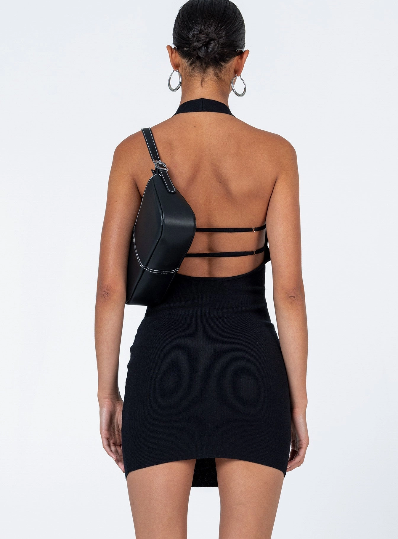 Fall Tone Jessi Mini Dress Black