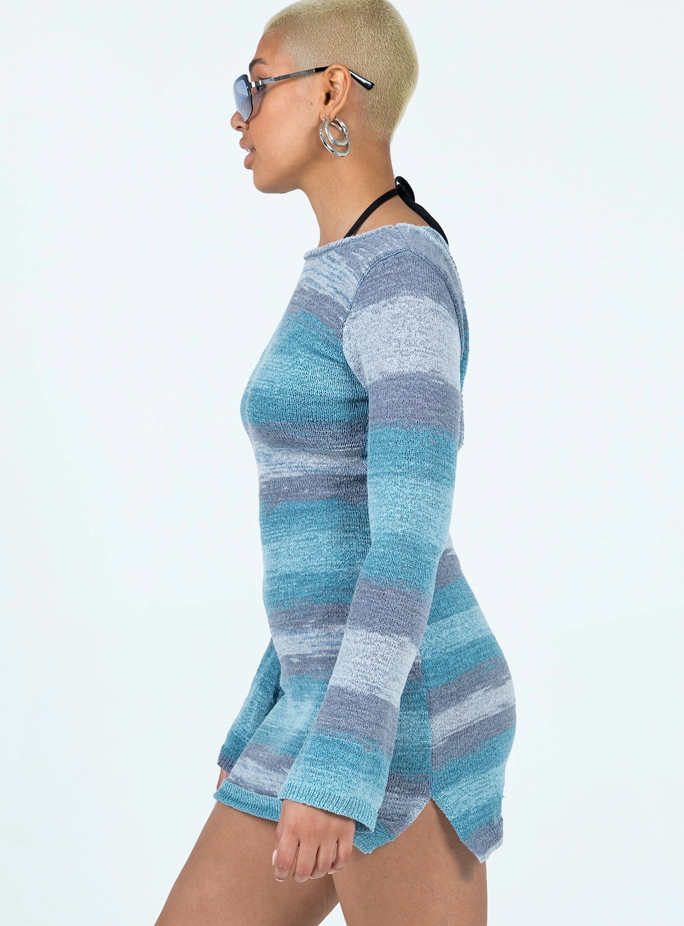 Smart and Stylish Kadince Mini Dress Blue