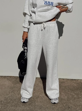 Kaiden Straight Leg Track Pant Grey Freedom Motion