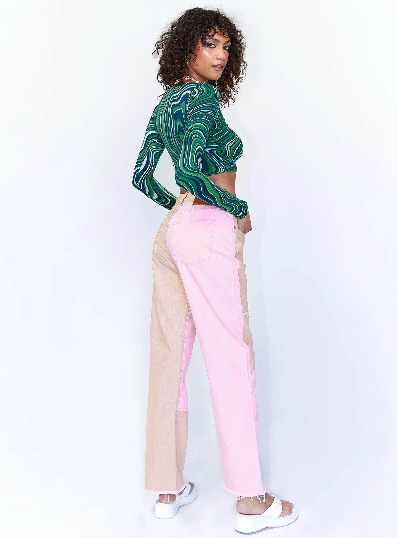 Selvedge Denim Holiday Vibes Date Night Lightweight Kaisha Denim Jeans Pink