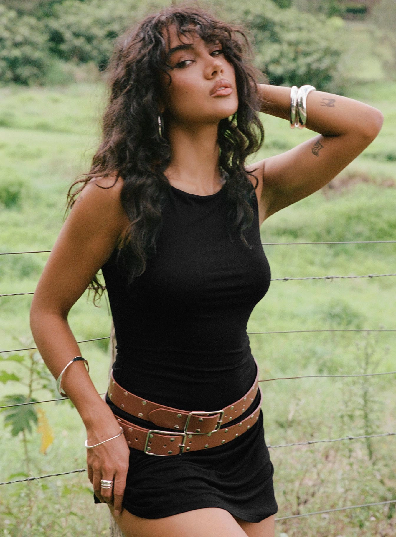 Karreey Mini Dress Black Elegant Style