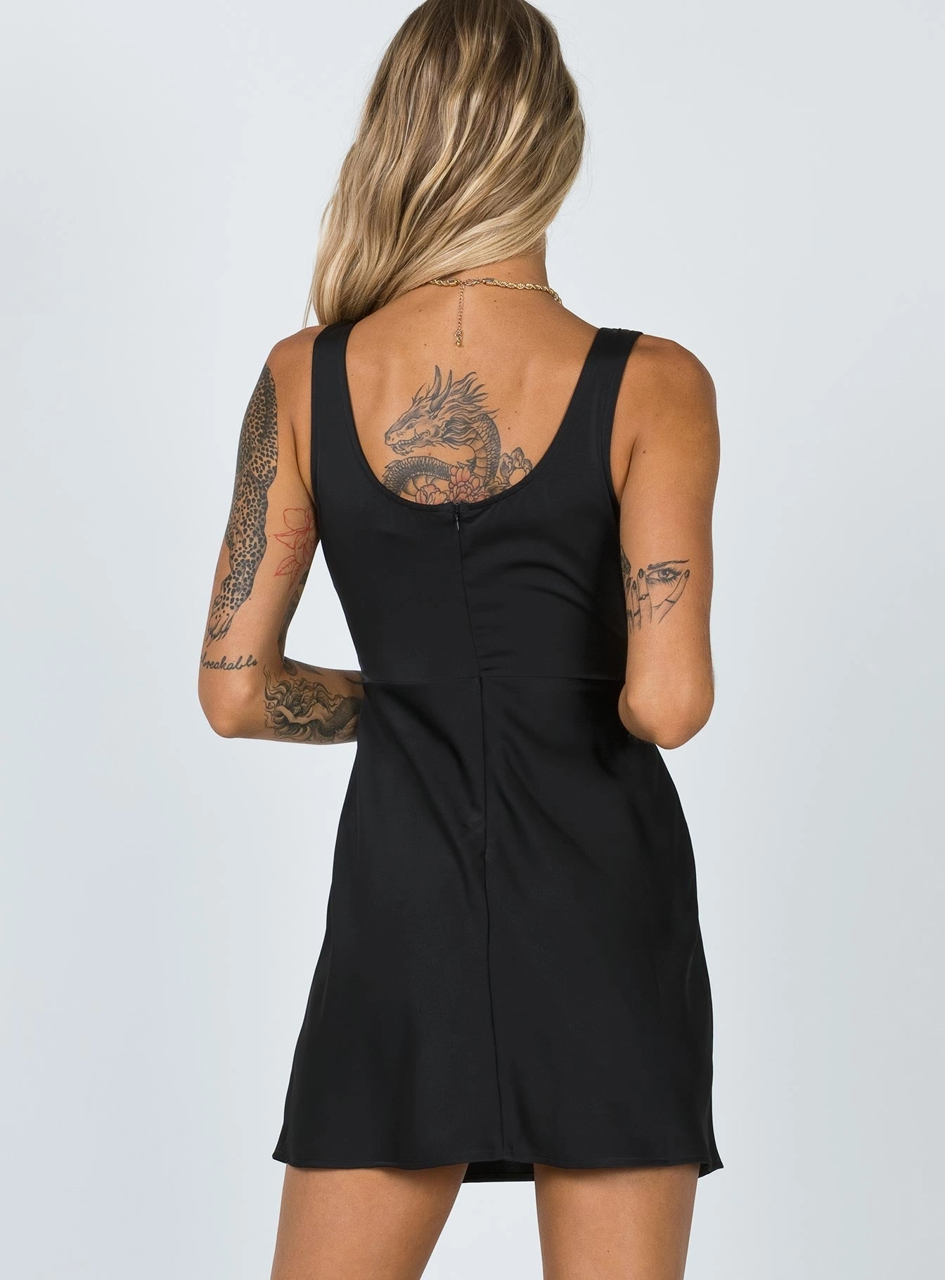 Karter Mini Dress Black Easy Comfort Look