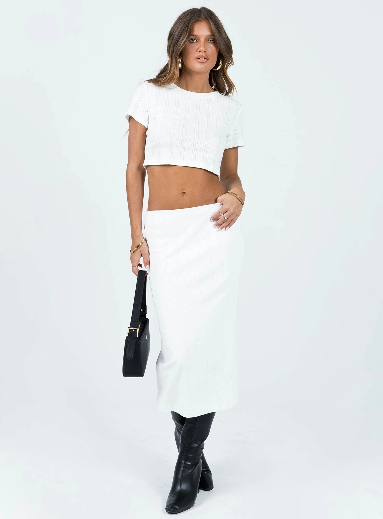 Keighley Set White Easy Outfit Simple Style