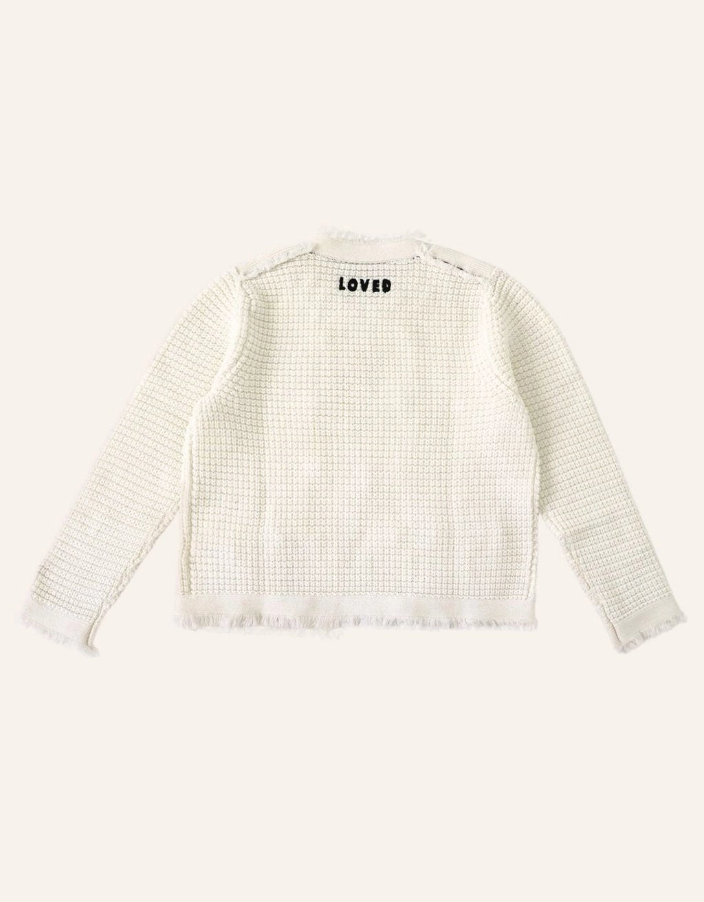 Effortless Knit kerri rosenthal beau-lero fringe cardigan