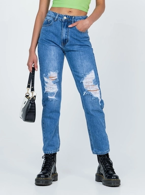 Khaled Skinny Mid Wash Denim Jeans Fits Everyone Clean Fashion