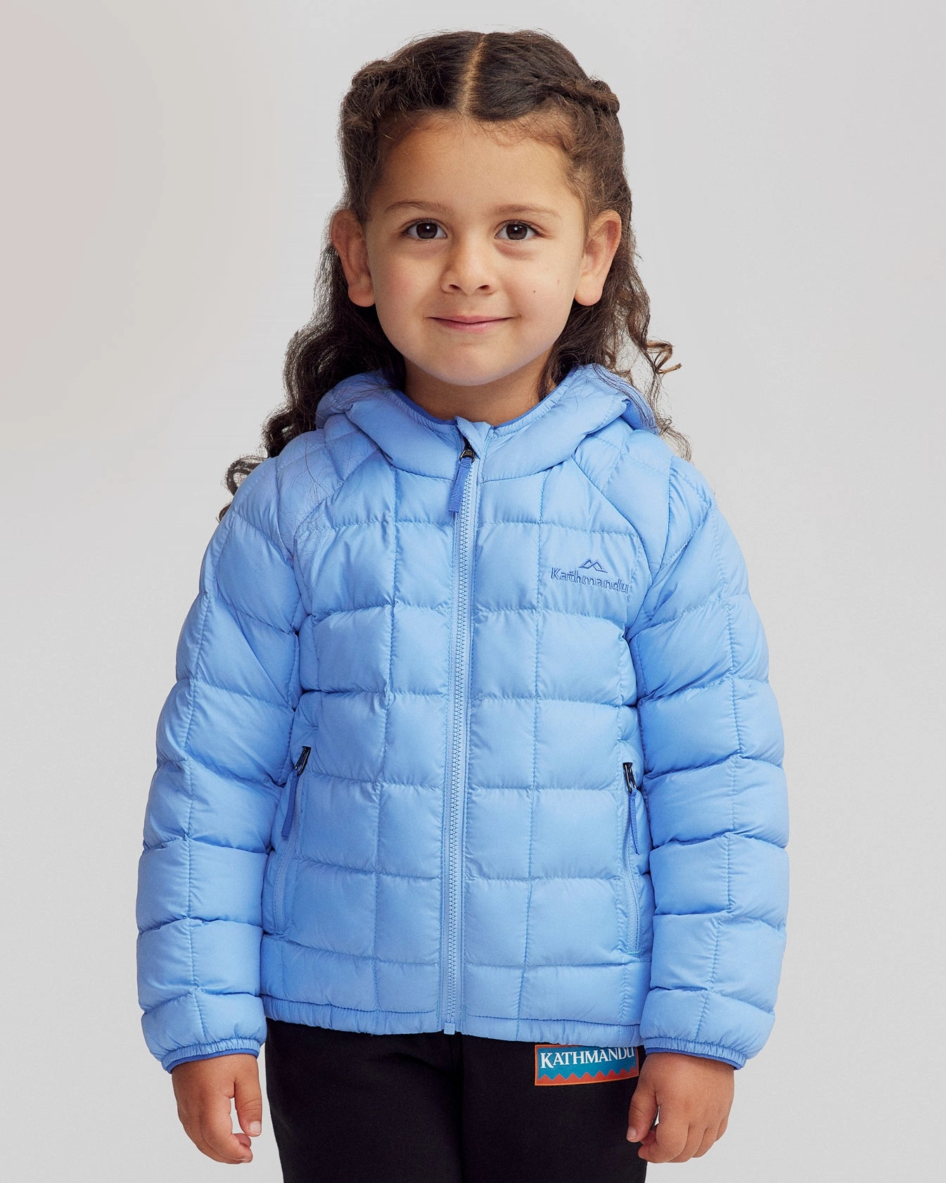 Modern Street Active Wear Kids Heli Insulated Hooded Jacket - Peri
