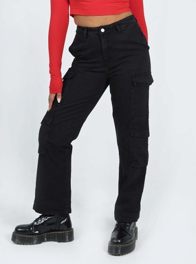 Natural Style Kingston Cargo Jean Black