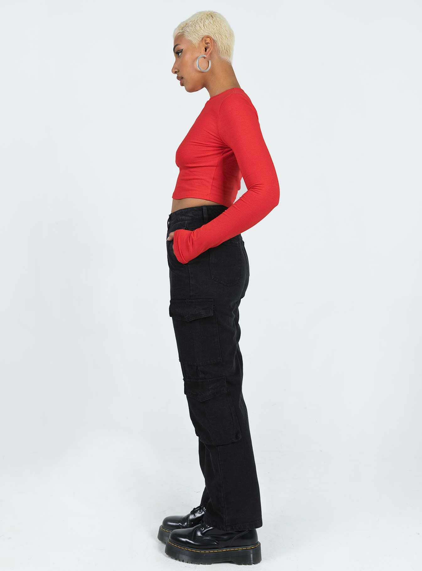 Kingston Cargo Jean Black Casual Smart Casual Unisex Wear Streetwear Essential
