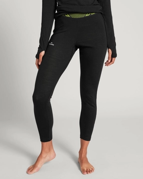 Smooth Texture KMDAscent Women's Leggings - Black/Icon Green
