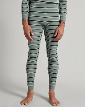 Air Permeable Cloth KMDCore Polypro Long John Pants - Gum Tree/Graphite Stripe