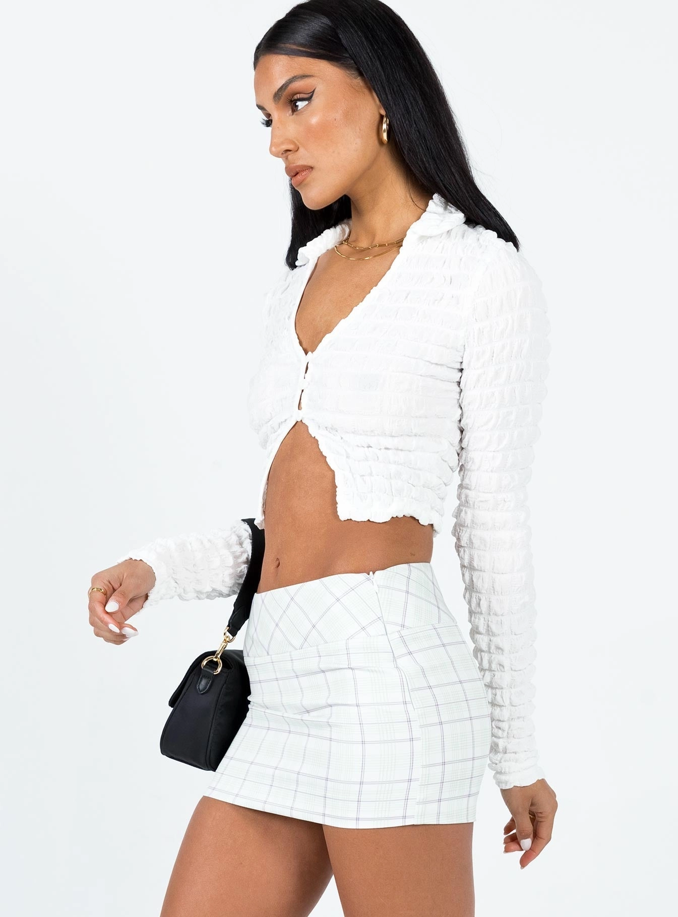 Ginnie Mini Skirt Multi Clean Cut