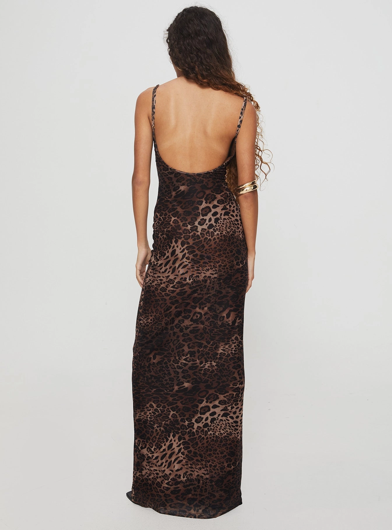 Knox Maxi Dress Leopard retro-style Polished Form