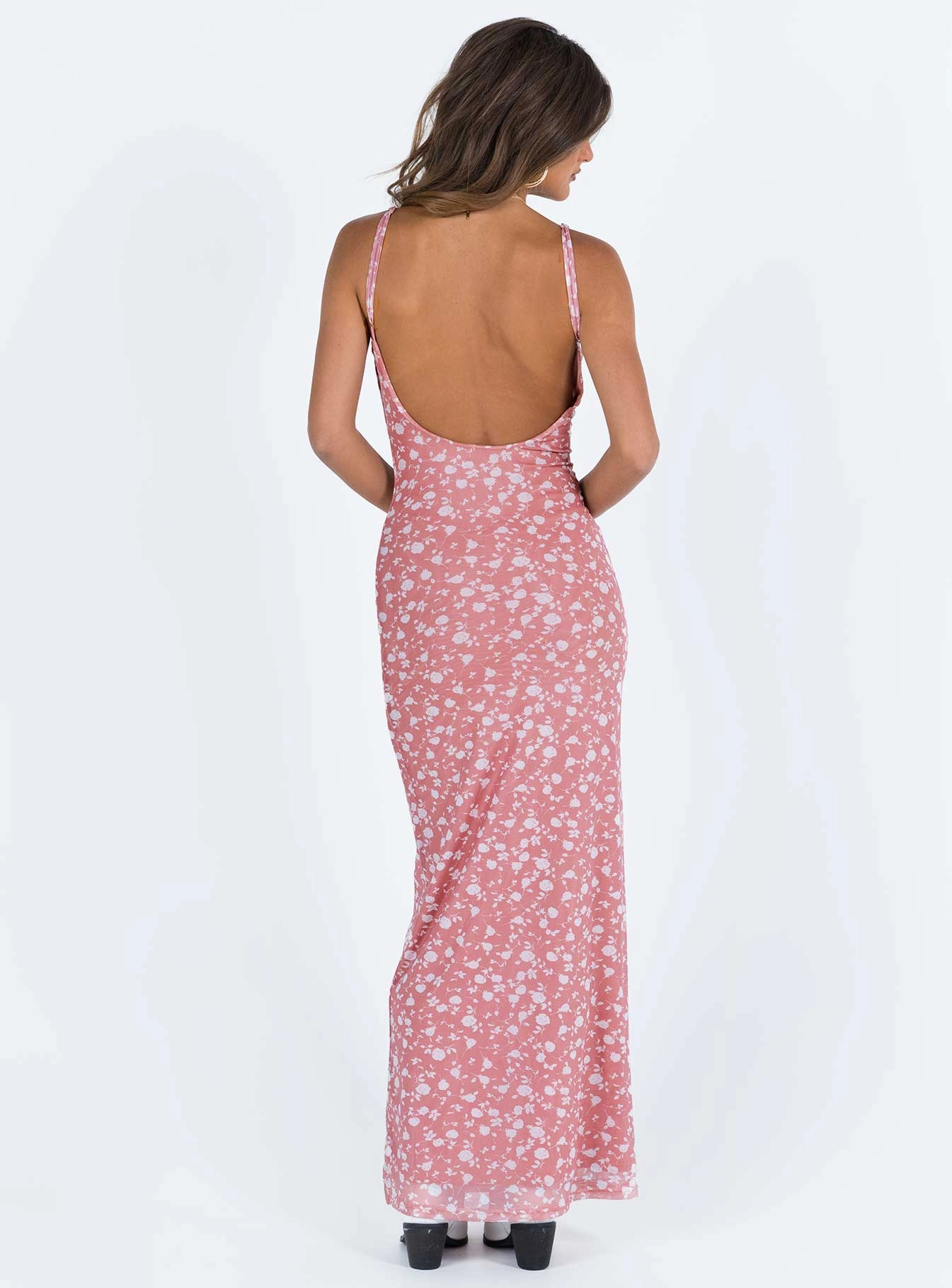 Crisp Look Knox Maxi Dress Pink Floral