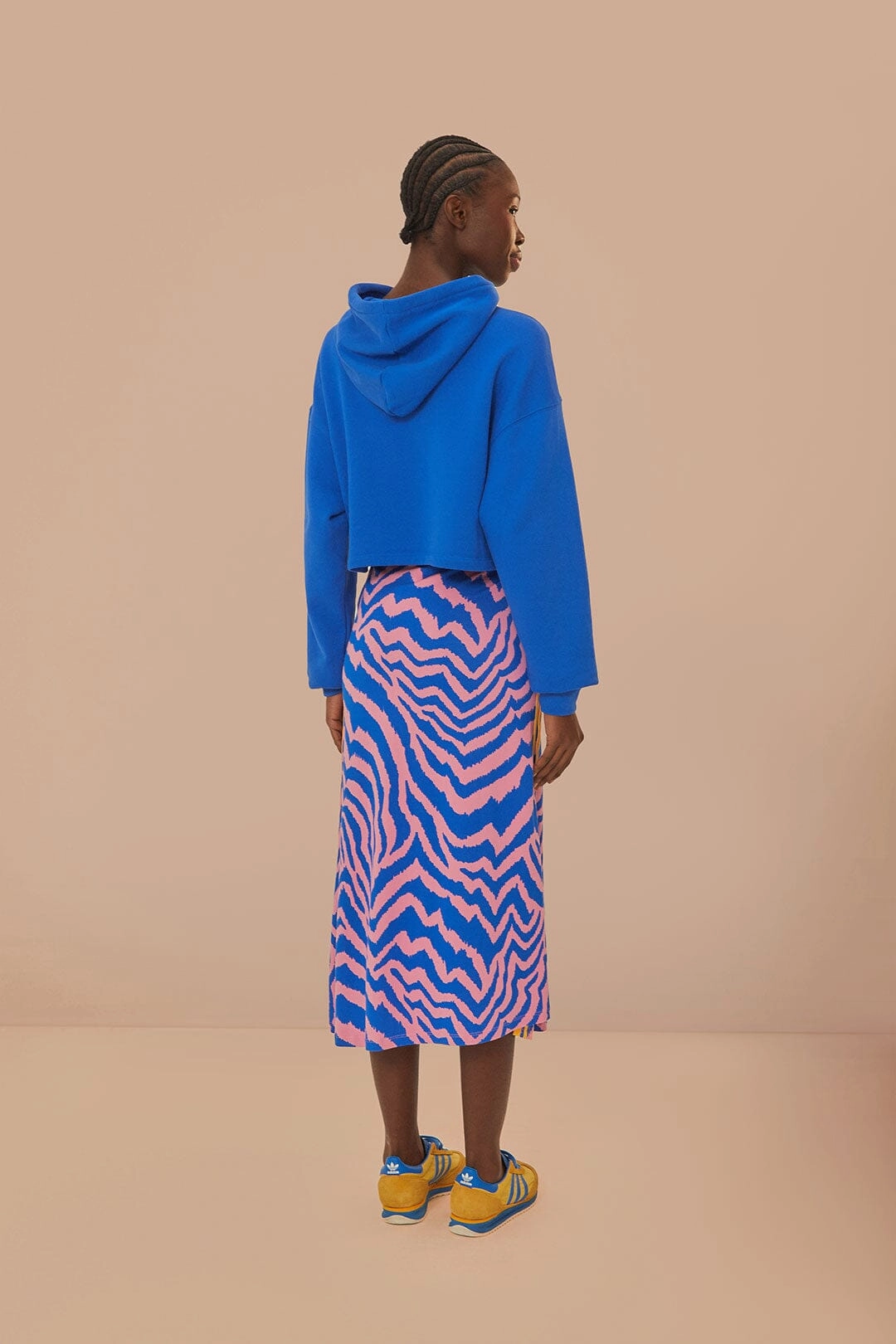 Future Fashion Fade Resistant Cloth Blue Adidas Farm Rio Maxi Skirt