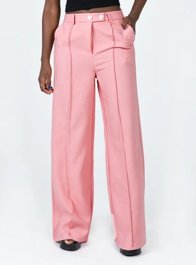 Last Call Pants Pink Relaxed Comfort Fit