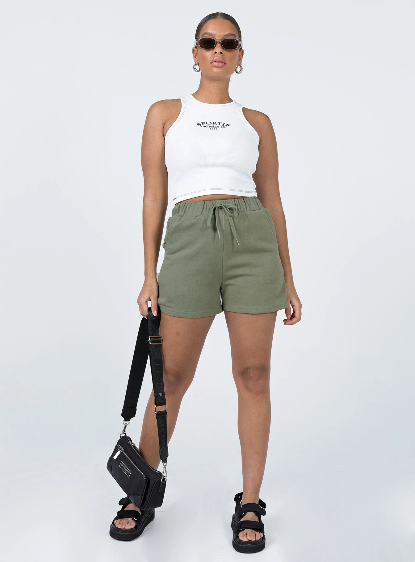 Laura Shorts Green Holiday Wear