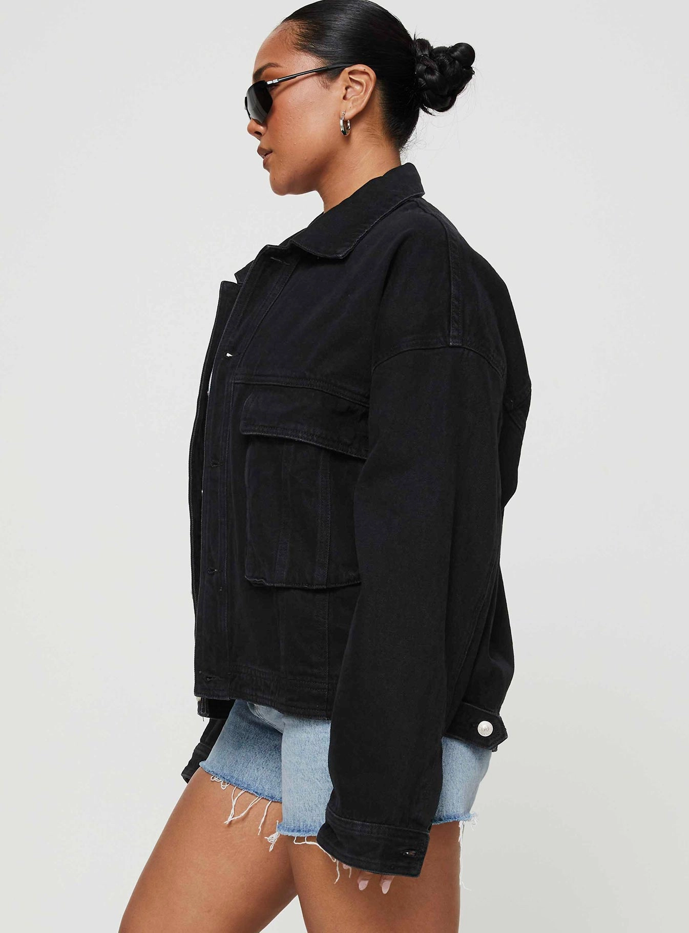 Frictionless Movement Laurena Denim Shorts
