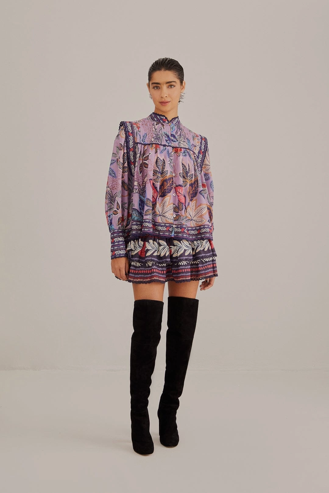Chic Appeal Lavender Wild Night Mini Skirt
