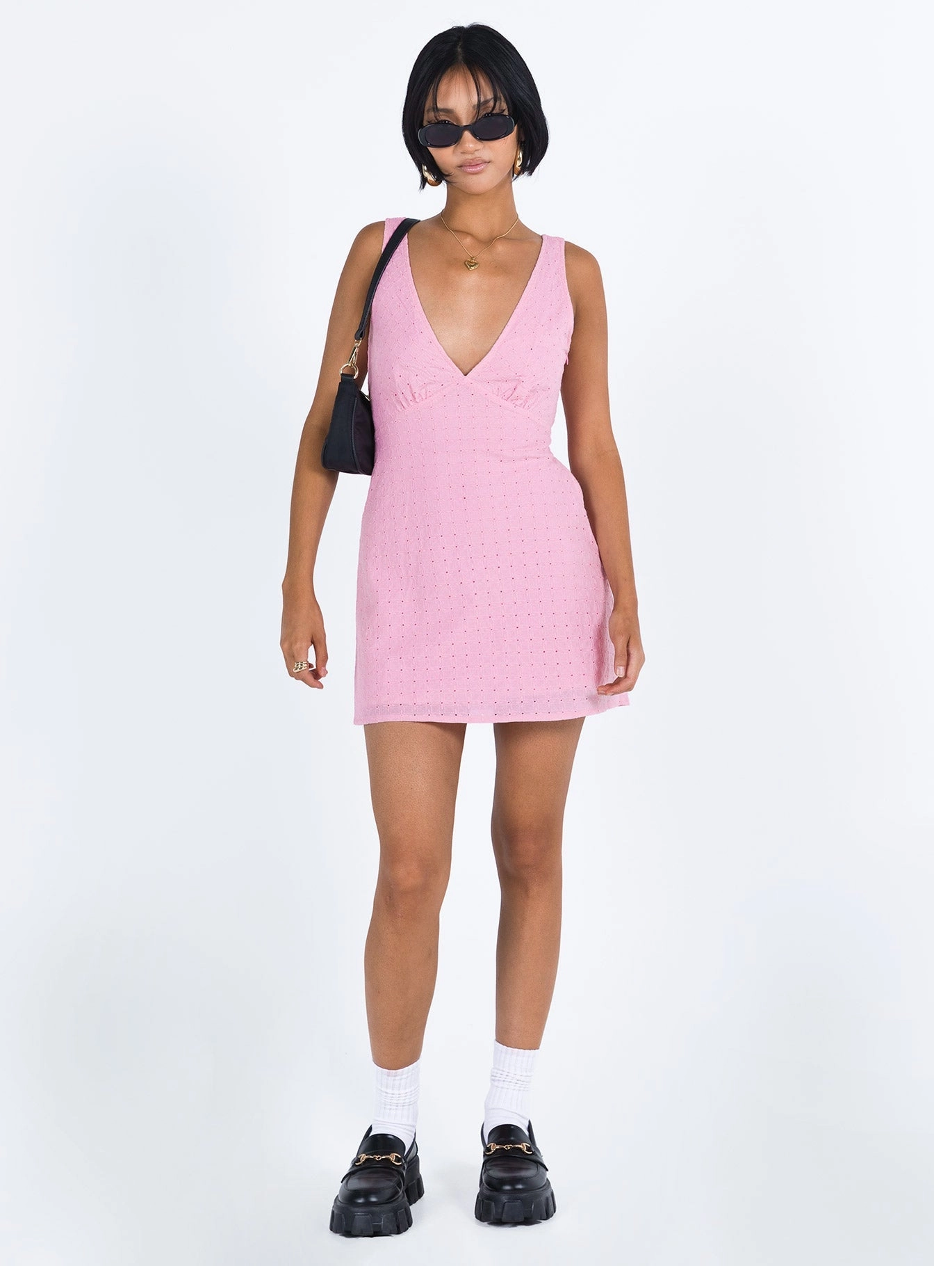 Nellie Mini Dress Orchid Pink Bold Elegance