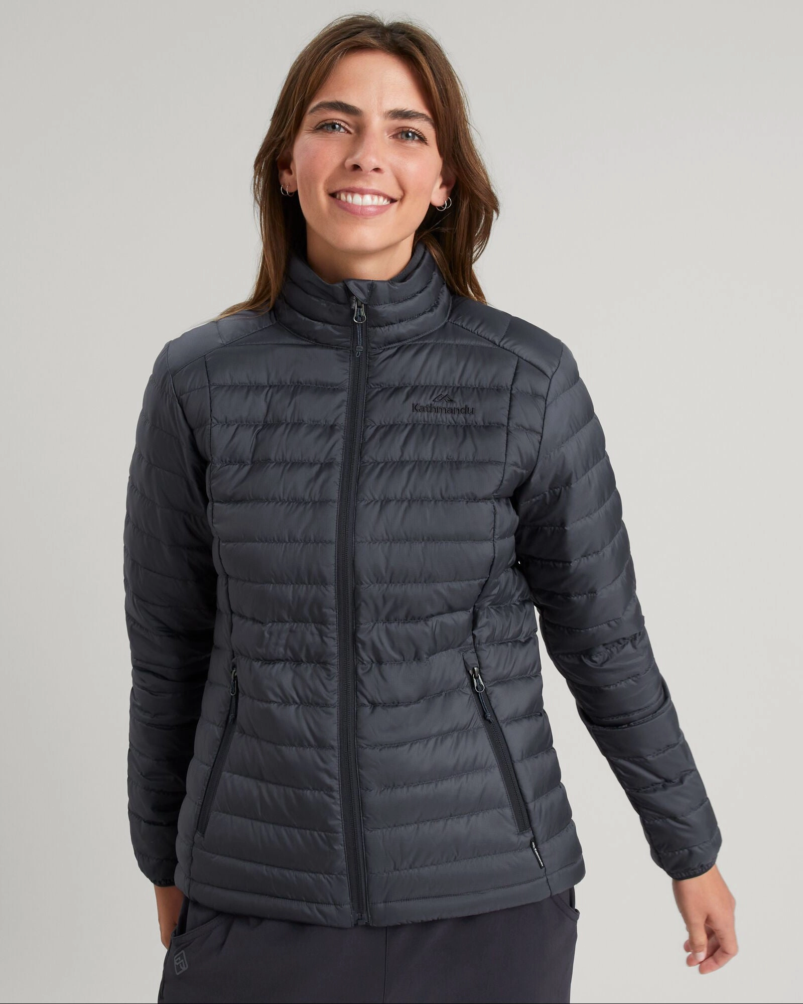 Women's Heli 600 Fill Lightweight Down Jacket - Night Taped Seam Construction nylon blend