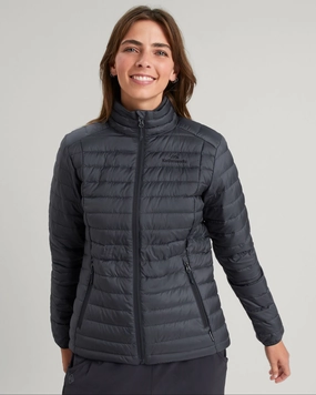 Women's Heli 600 Fill Lightweight Down Jacket - Night Taped Seam Construction nylon blend