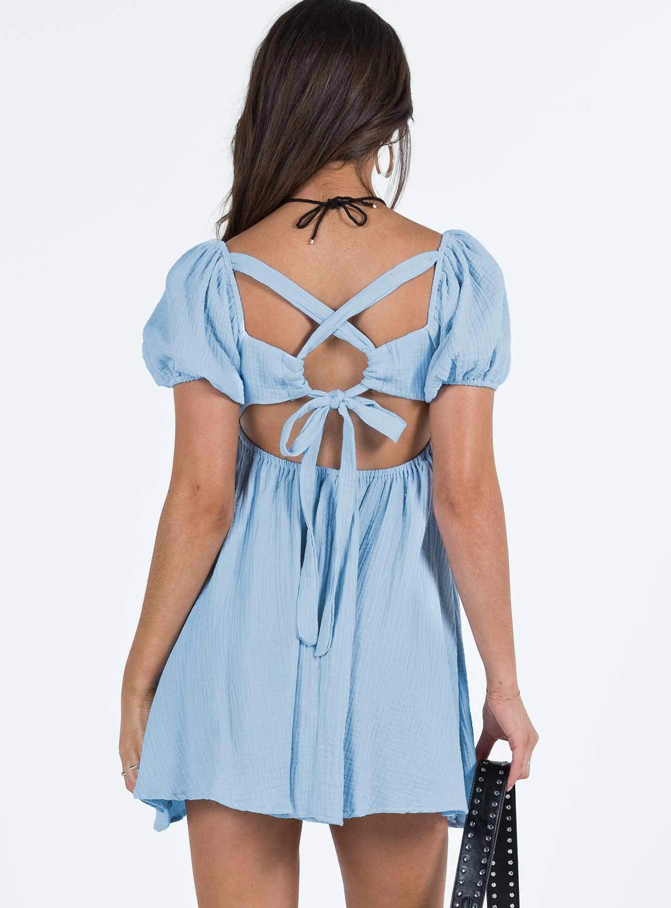 Let's Dance Mini Dress Blue Active Outfit
