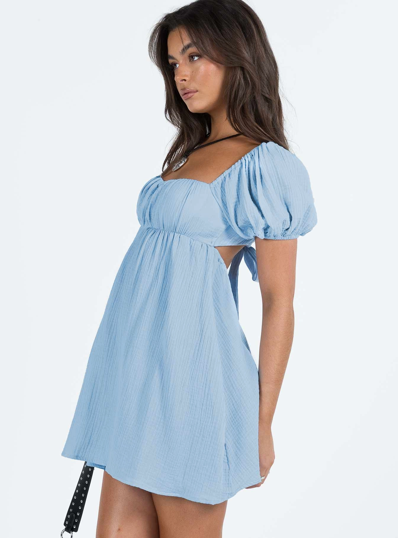 Smooth Mood Let's Dance Mini Dress Blue