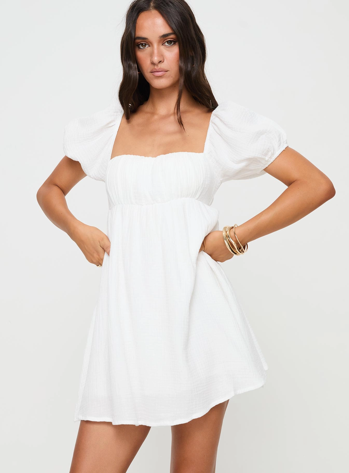 Let's Dance Mini Dress White Layered Wear