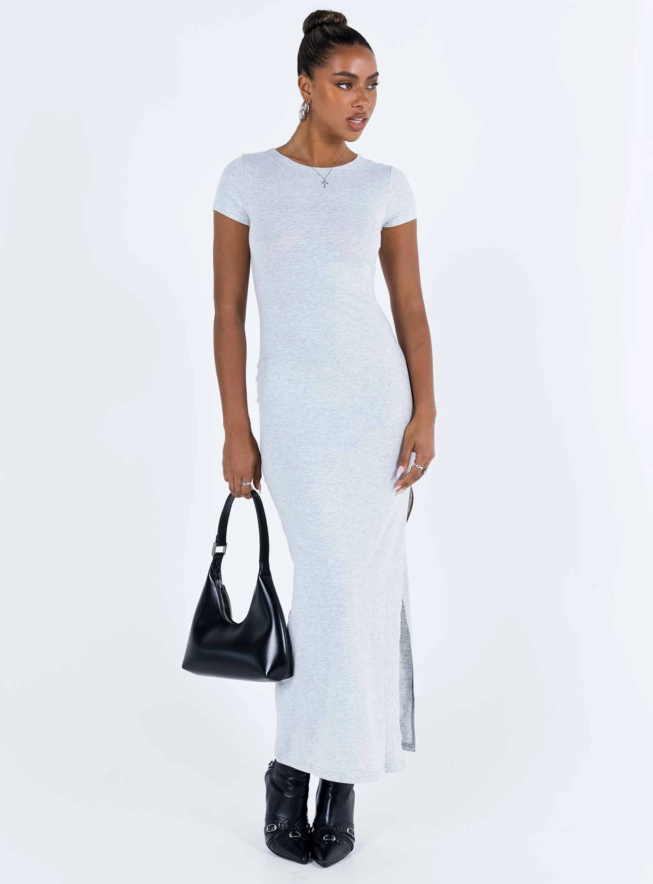 Soft Layering Lex Maxi Dress Grey