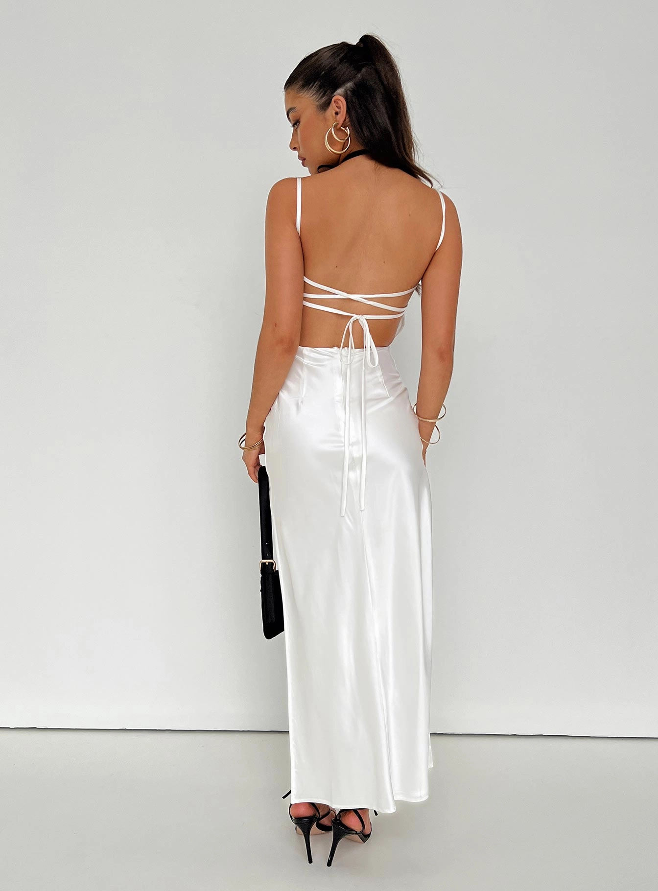 Leyana Midi Dress White Relax Motion
