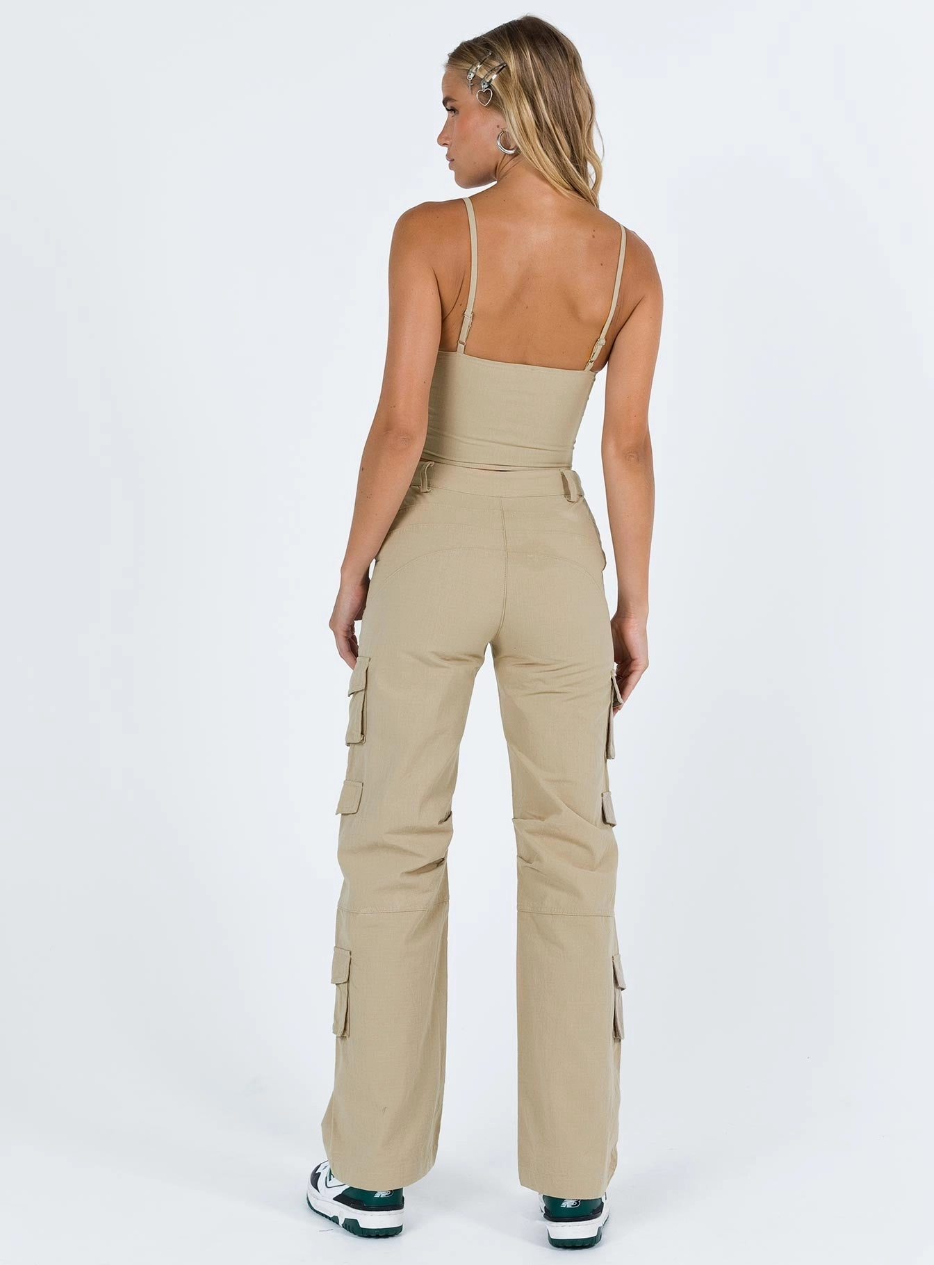 Libbie Pants Taupe Core Style Comfort Waist