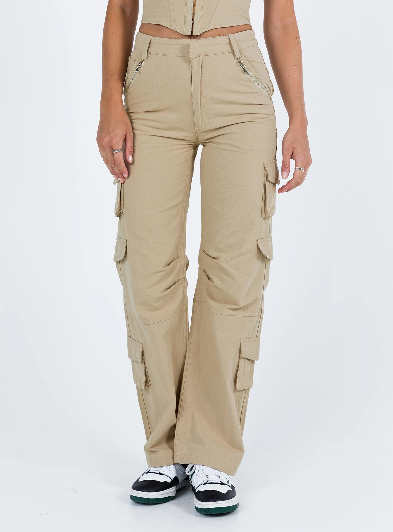 Printed design Libbie Pants Taupe