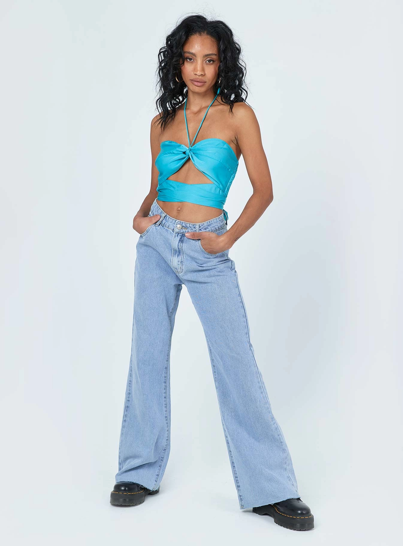 Hallstatt Wide Leg Denim Jeans Stretch Classic Gym Ready Heavyweight Denim