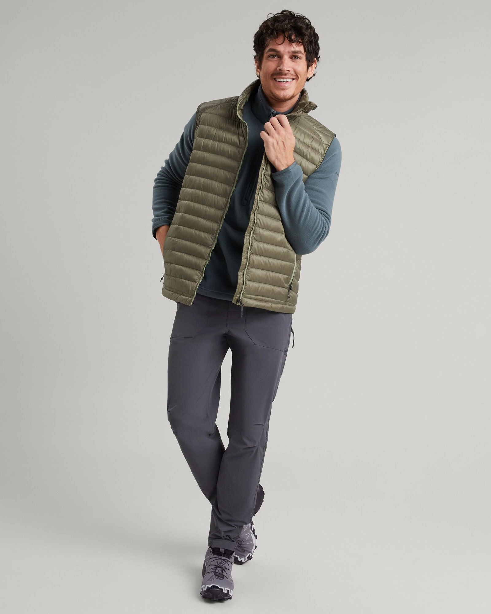 Ripstop Fabric Technology Men's Heli R Down Vest - Beech