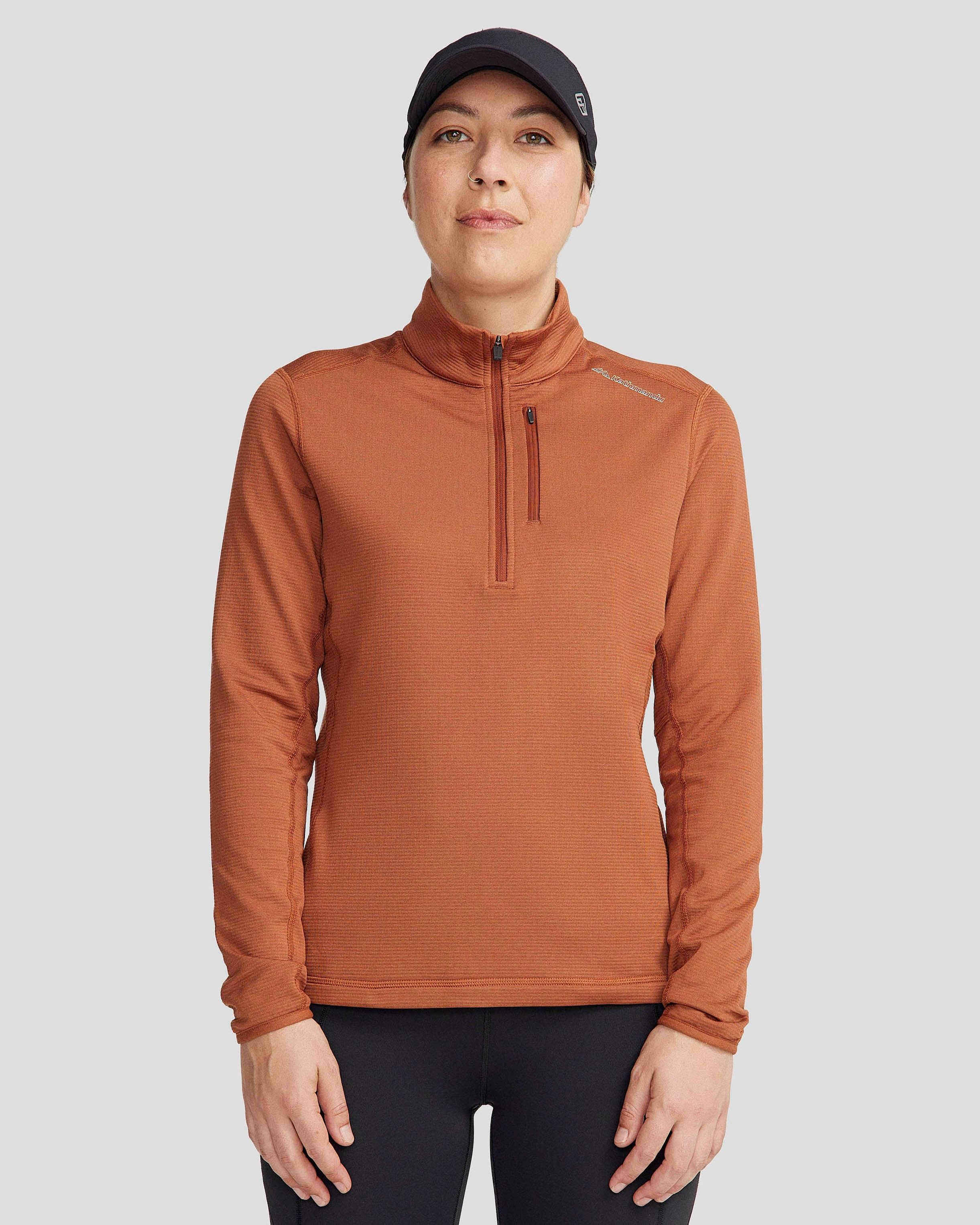 Women's Seeker Fleece ? Zip Pullover - Woodsy Breathable mesh lining