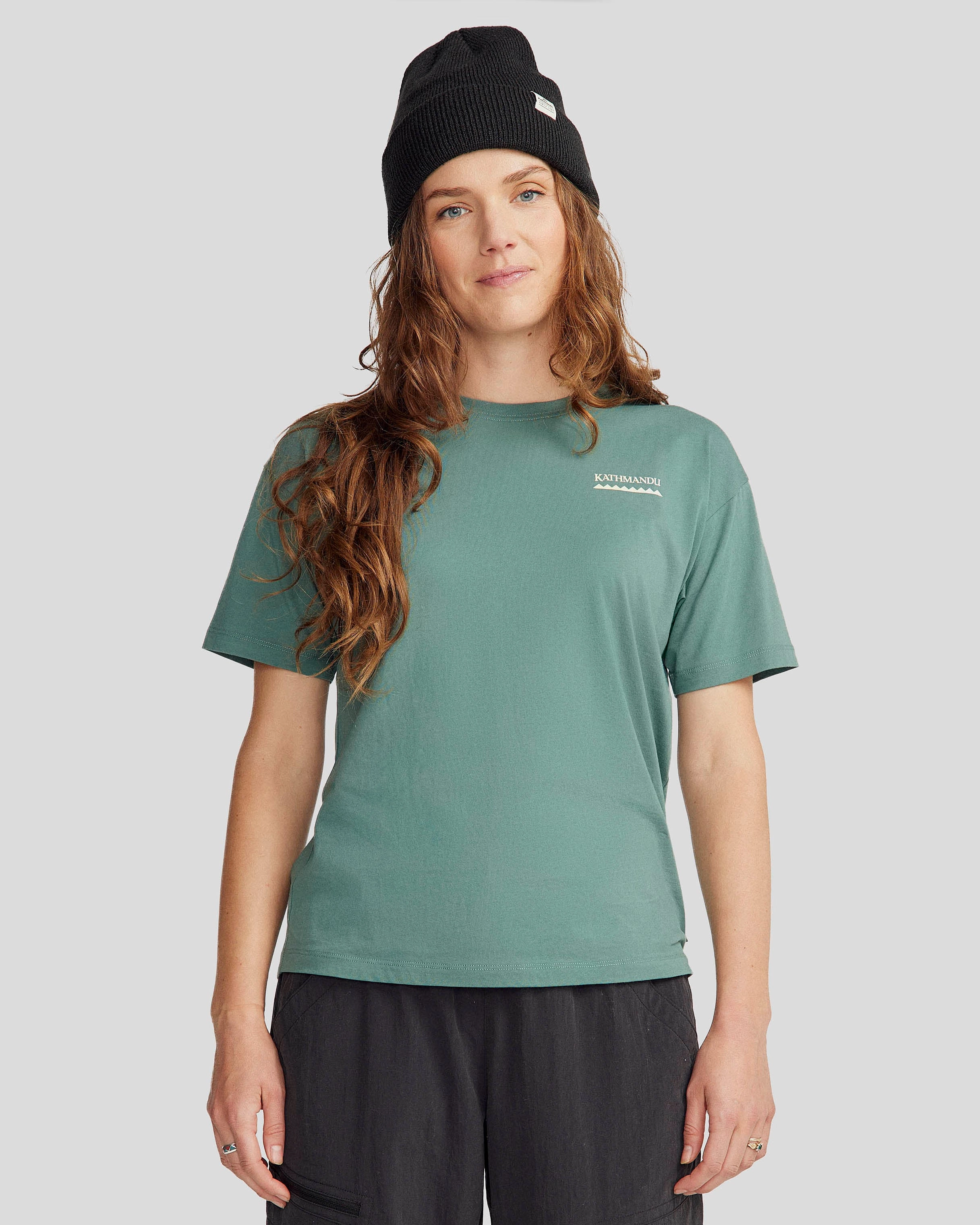 Women's Heritage Organic Cotton T-shirt - Light Forest sporty and comfortable
