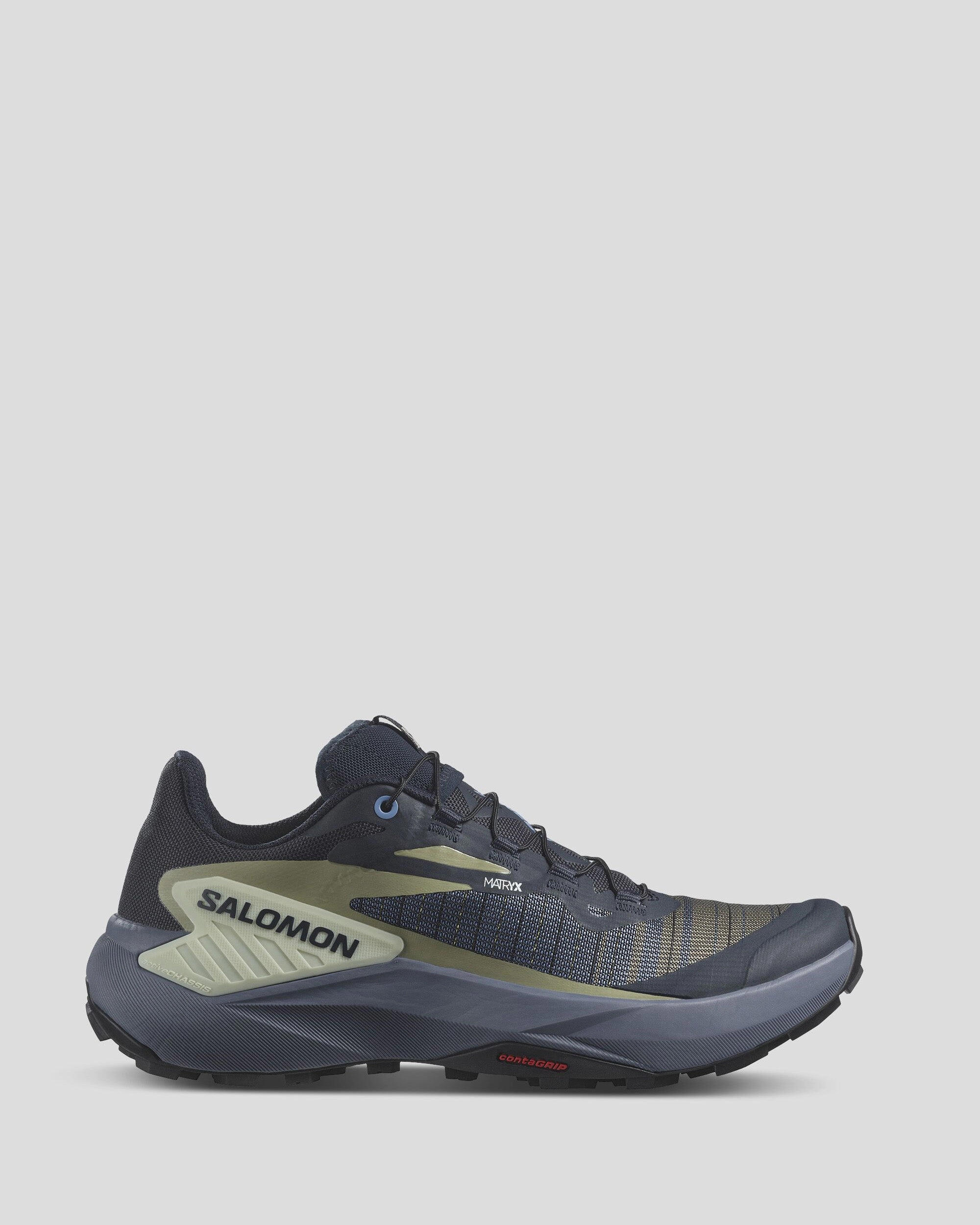 Road Women's Salomon Genesis Trail Running Shoes - Carbon/Grisaille/Aloe Wash