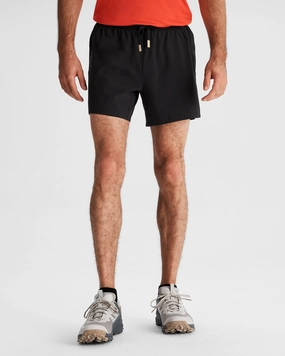 Men's Seeker Lined 5 inch Shorts - Black Stingray fitness industry Comfy Waist