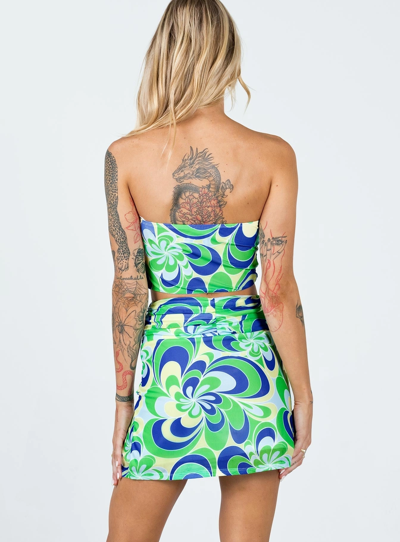 Public Desire Mini Skirt Multi Weekend Ready