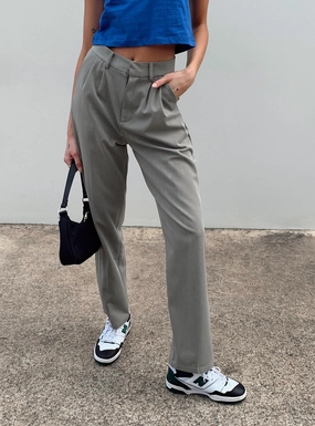 Stylish Cut Codi Pants Grey