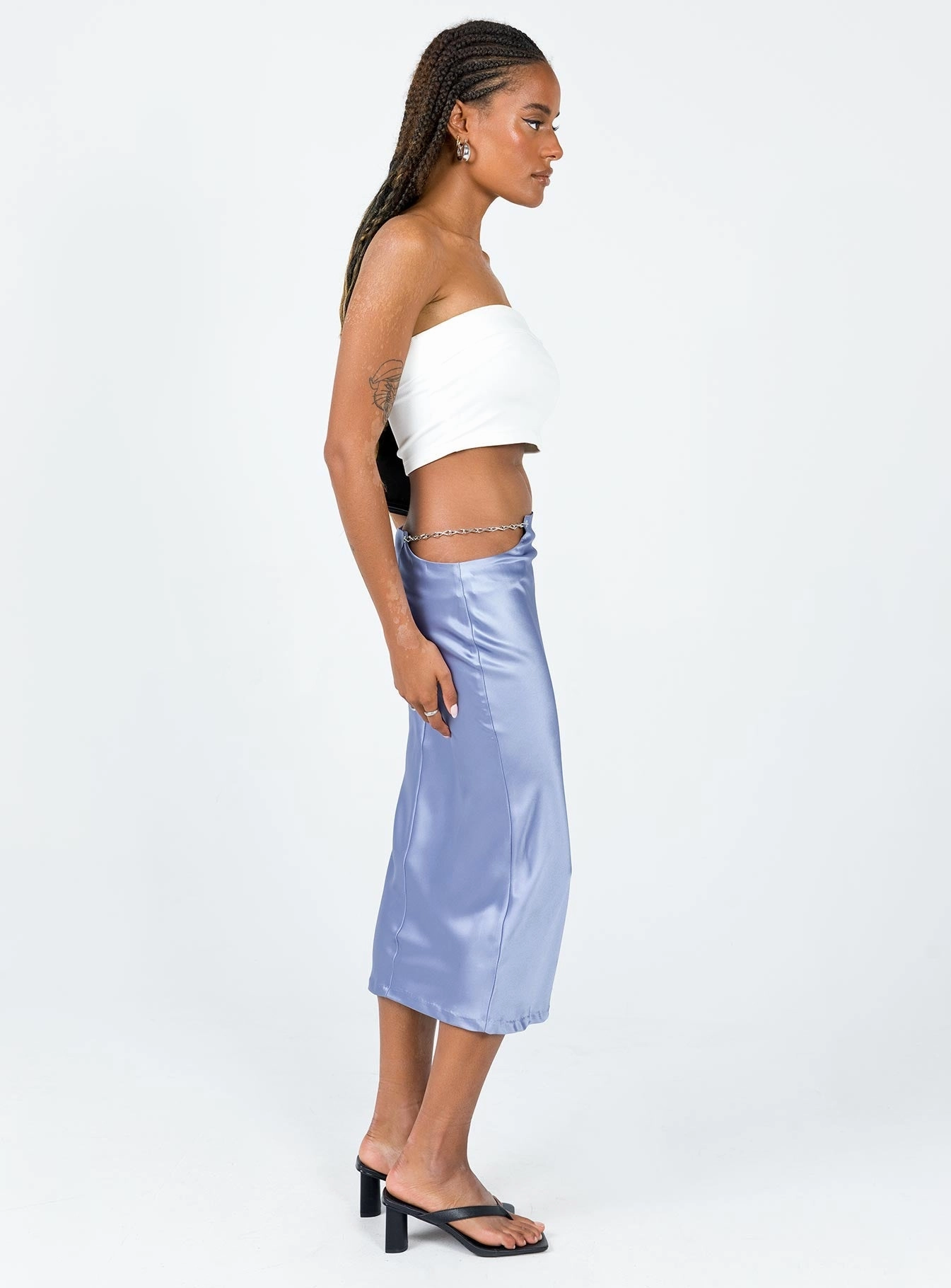 Lion???s Den Midi Skirt Blue Daily Mood