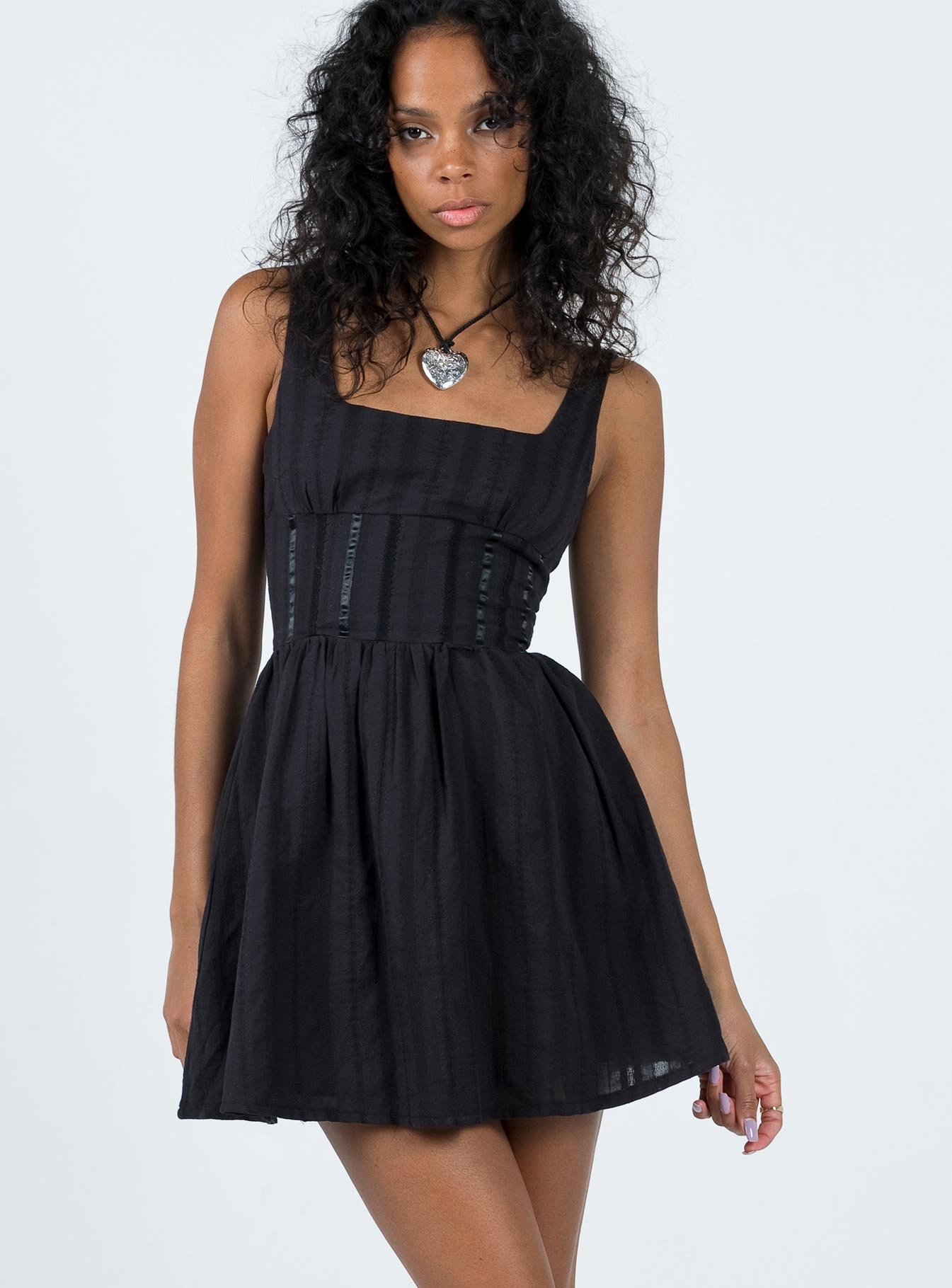 Odor-Control ComfortFitDesign Lorinda Mini Dress Black