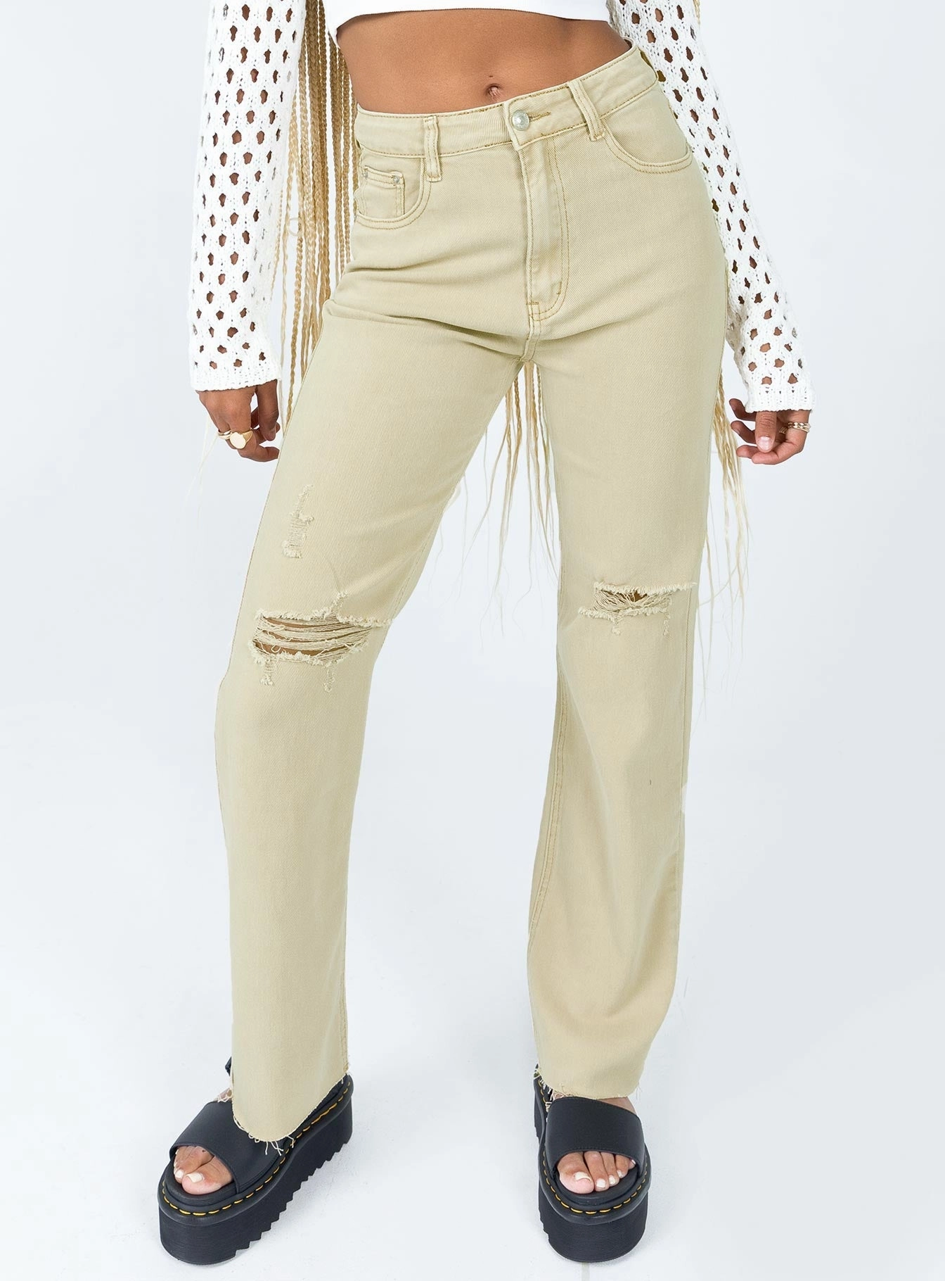 Lou Jeans Beige City Life Style