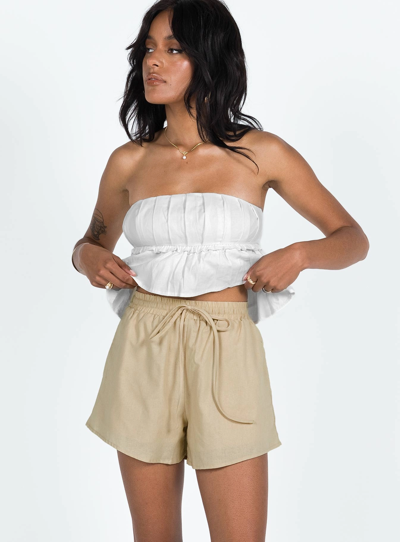 Snowboarding Gear Basils Shorts Beige