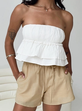 Basils Shorts Beige cardigan