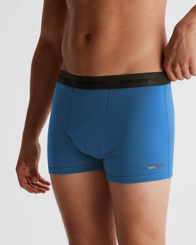 Smooth Texture Men's K-Merino 125 4.5 inch Boxer - Dark Eddy