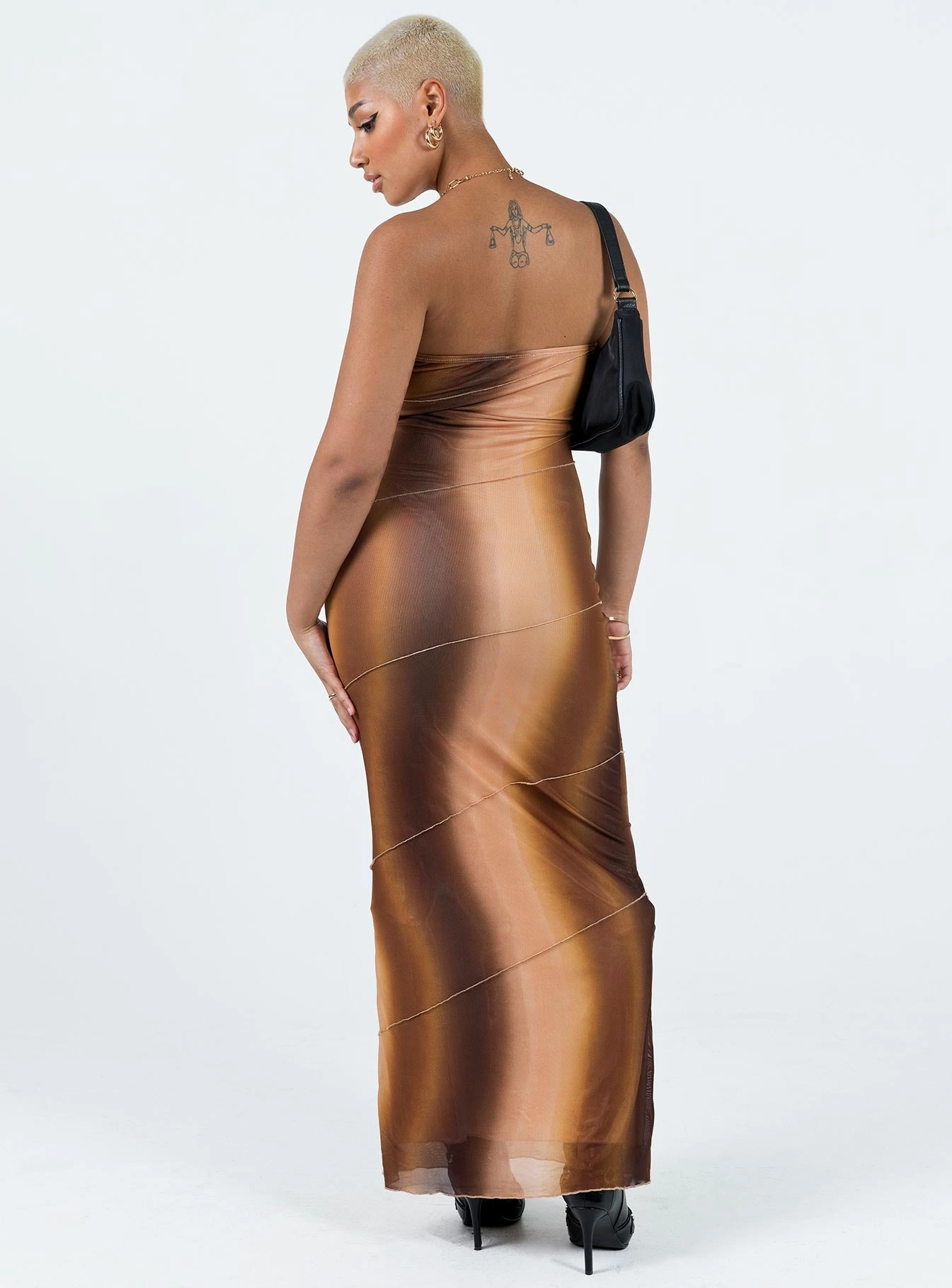 Smart Fabric Luela Maxi Dress Brown