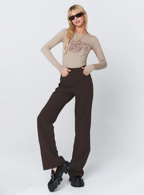 Easy Motion Lulu Pants Brown