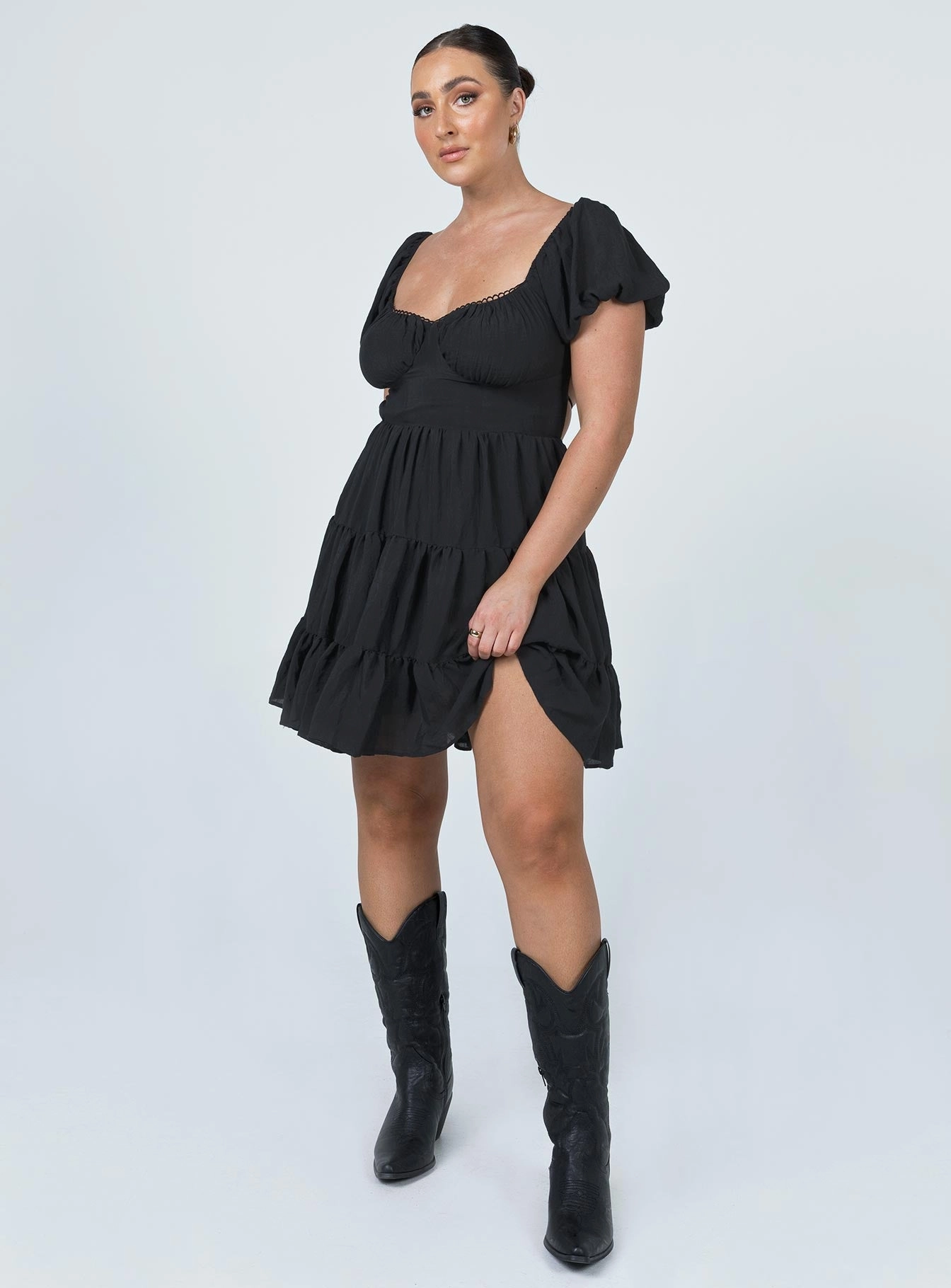 Danny Mini Dress Black Evening Event Feminine Style